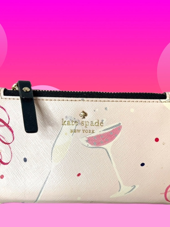 kate spade Handbags - Kate Spade NY Dashing Beauty Mikey Champagne Print Wallet.